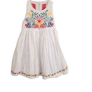 Rachel Zoe | Embroidered & Crochet Sleeveless A-Line Dress Size 4T
